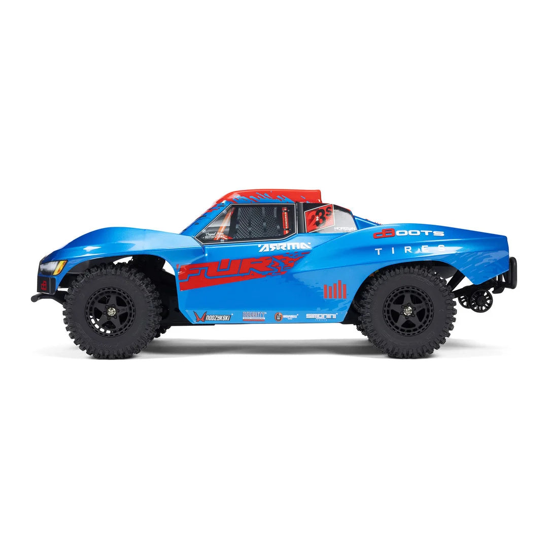 Arrma Fury 1/10 2wd 223S BLX Short Course Truck, RTR, Blue, ARA3521T1