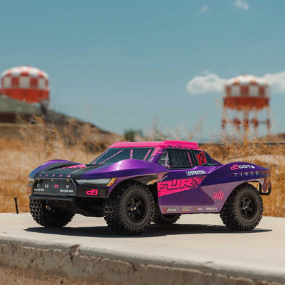 Arrma Fury 1/10 2wd 223S BLX Short Course Truck, RTR, Purple, ARA3521T3