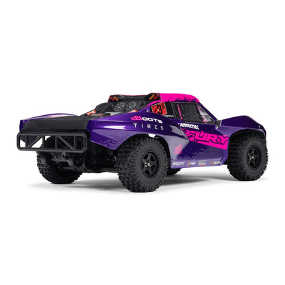 Arrma Fury 1/10 2wd 223S BLX Short Course Truck, RTR, Purple, ARA3521T3