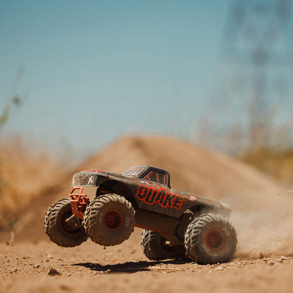 Arrma Quake 223S BLX DSC 1/10 2WD Monster Truck, RTR, Red, ARA3537T1