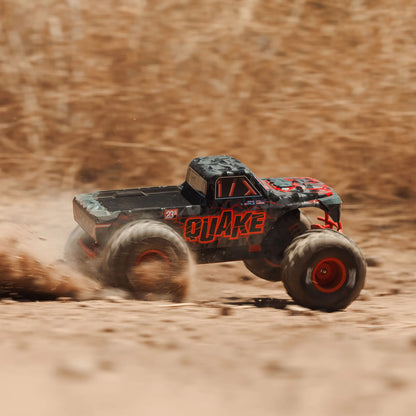 Arrma Quake 223S BLX DSC 1/10 2WD Monster Truck, RTR, Red, ARA3537T1