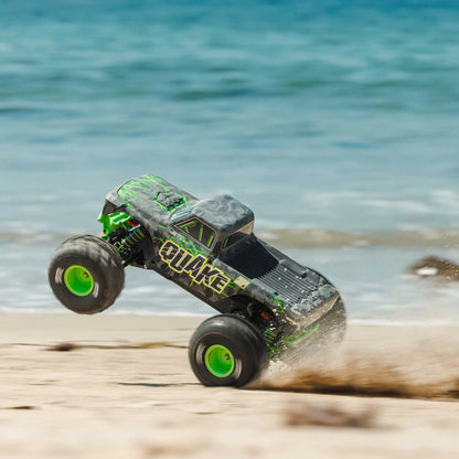 Arrma Quake 223S BLX DSC 1/10 2WD Monster Truck, RTR, Green, ARA3537T2