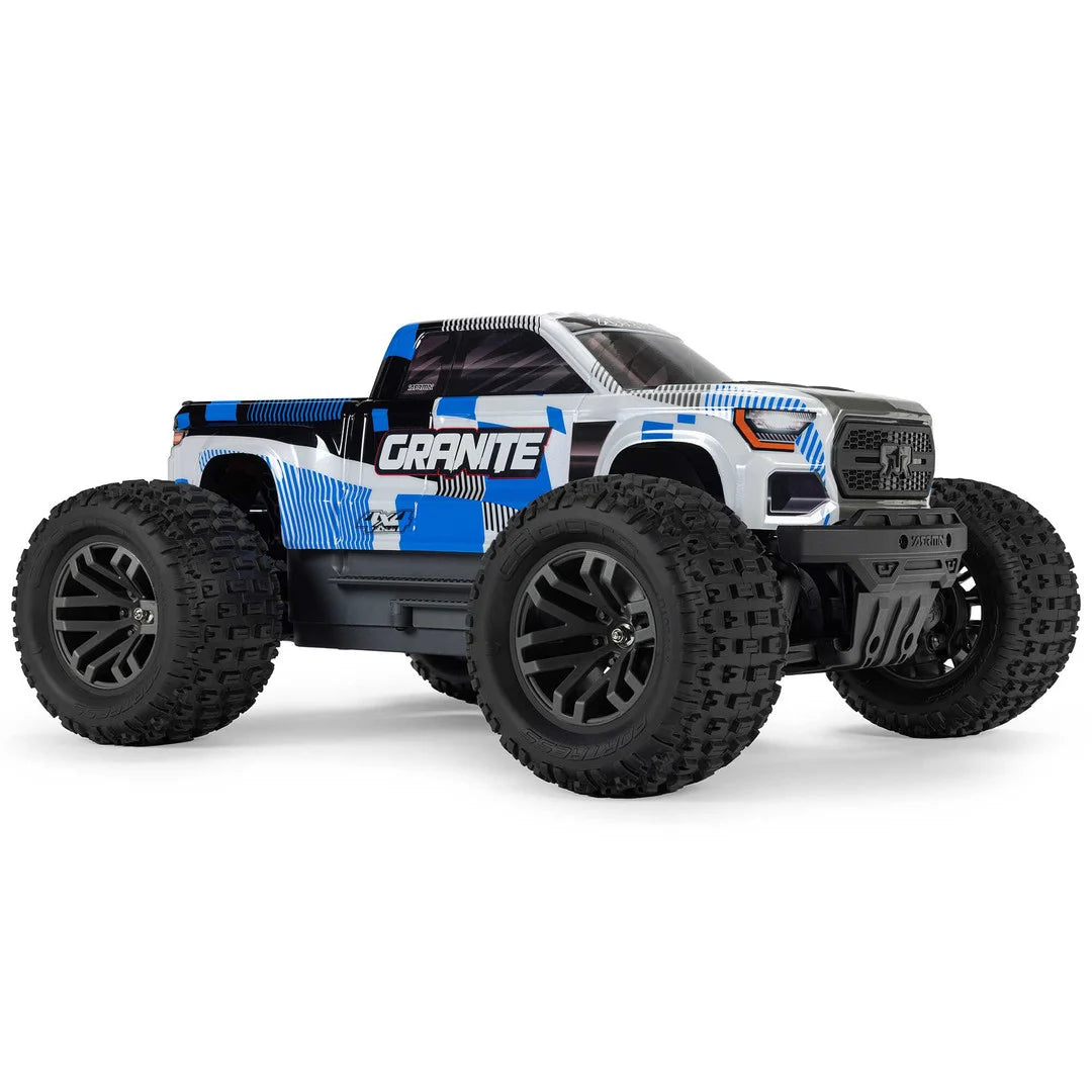 Arrma Granite MEGA 665 1/10 4X4 Brushed Monster Truck RTR, Blue