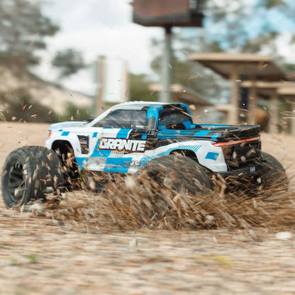 Arrma Granite MEGA 665 1/10 4X4 Brushed Monster Truck RTR, Blue