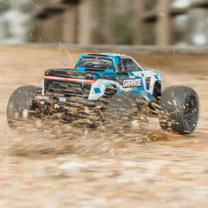 Arrma Granite MEGA 665 1/10 4X4 Brushed Monster Truck RTR, Blue