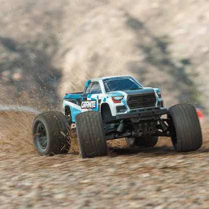 Arrma Granite MEGA 665 1/10 4X4 Brushed Monster Truck RTR, Blue