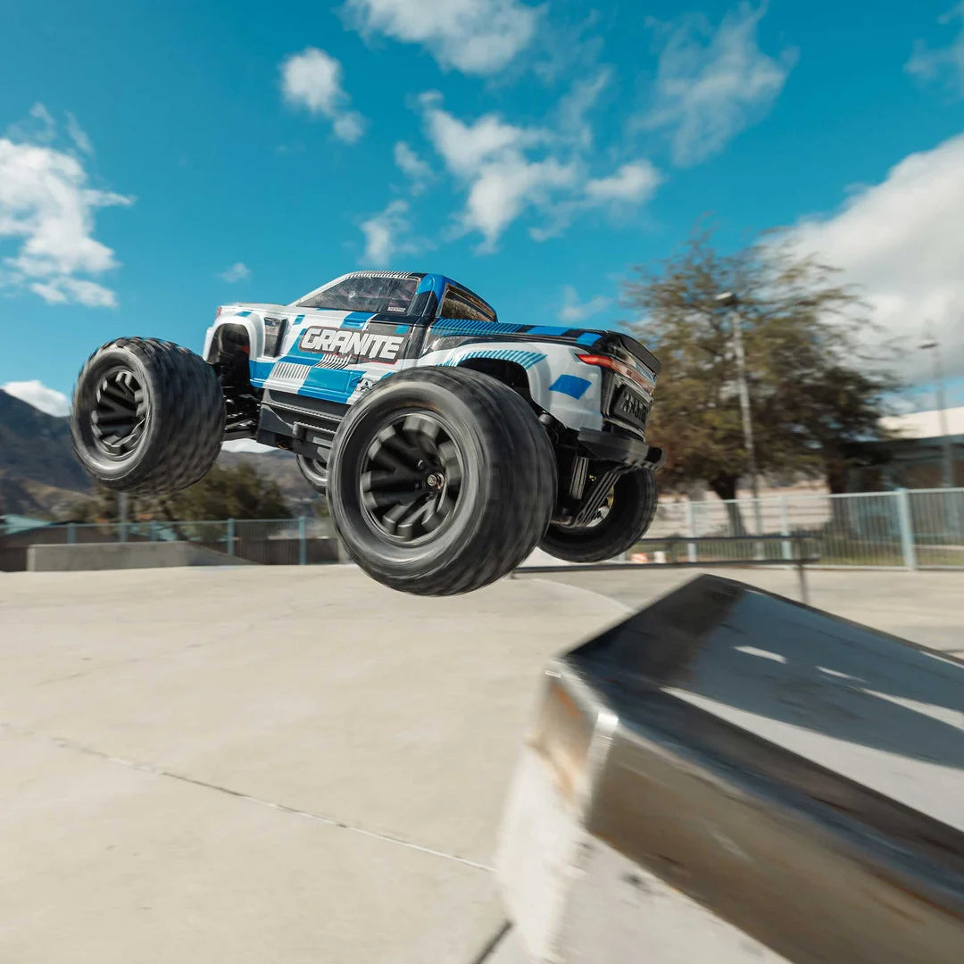 Arrma Granite MEGA 665 1/10 4X4 Brushed Monster Truck RTR, Blue
