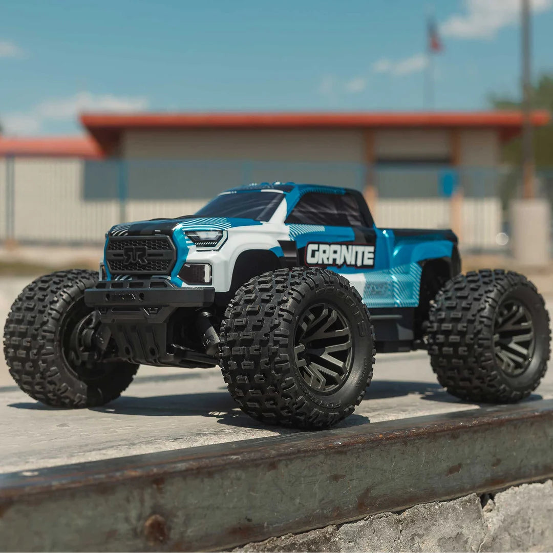 Arrma Granite V4 4X4 223S BLX 1/10 RC Monster Truck, RTR, Blue, ARA4302V4T1