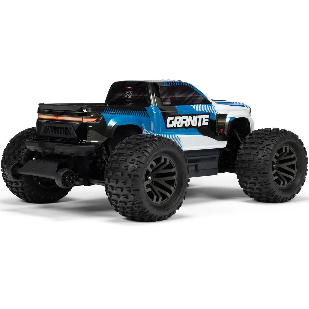 Arrma Granite V4 4X4 223S BLX 1/10 RC Monster Truck, RTR, Blue, ARA4302V4T1