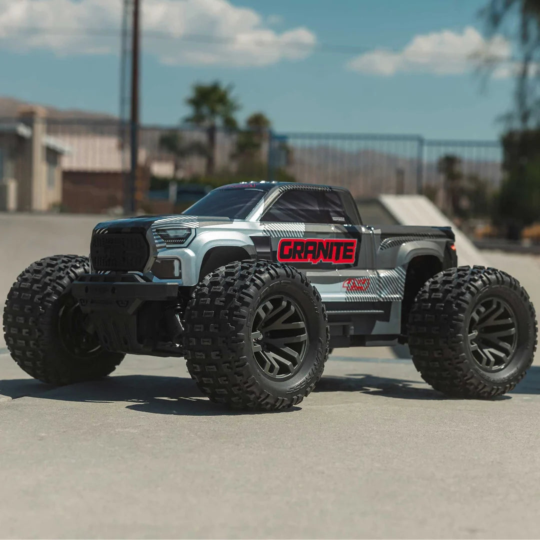 Arrma Granite V4 4X4 223S BLX 1/10 RC Monster Truck, RTR, Gun Metal, ARA4302V4T3