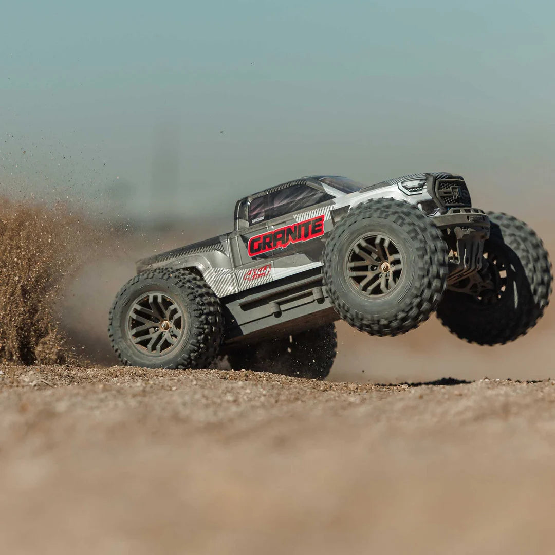 Arrma Granite V4 4X4 223S BLX 1/10 RC Monster Truck, RTR, Gun Metal, ARA4302V4T3