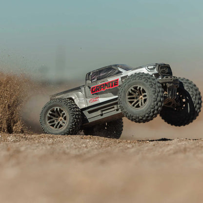 Arrma Granite V4 4X4 223S BLX 1/10 RC Monster Truck, RTR, Gun Metal, ARA4302V4T3