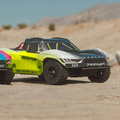 Arrma Senton V4 4X4 223S BLX 1/10 RC Short Course Truck, RTR, Yellow, ARA4303V4T1