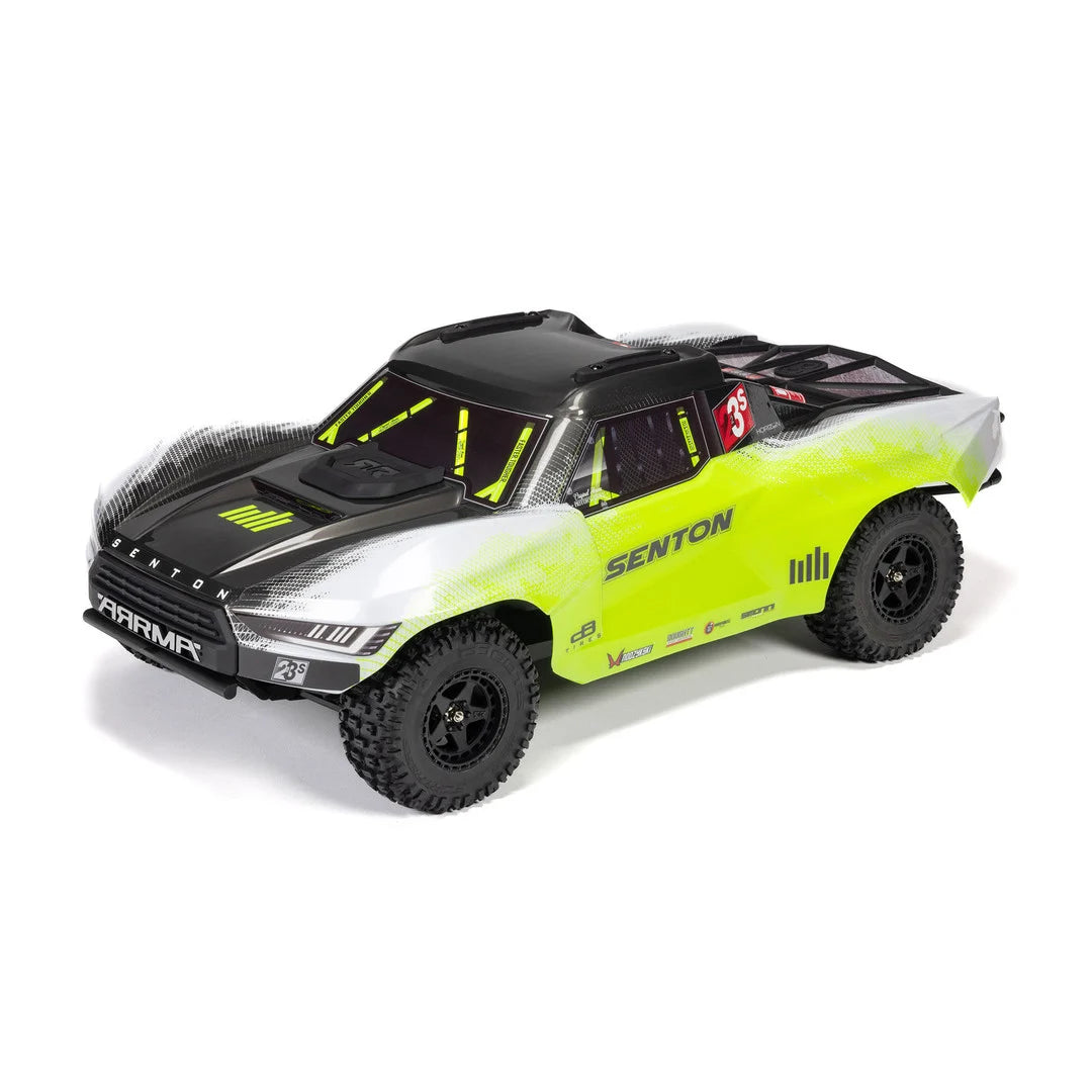 Arrma Senton V4 4X4 223S BLX 1/10 RC Short Course Truck, RTR, Yellow, ARA4303V4T1