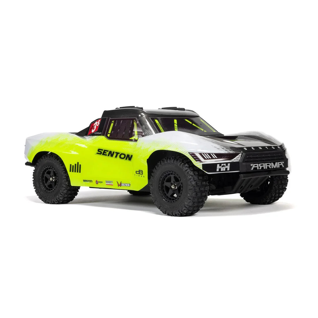 Arrma Senton V4 4X4 223S BLX 1/10 RC Short Course Truck, RTR, Yellow, ARA4303V4T1