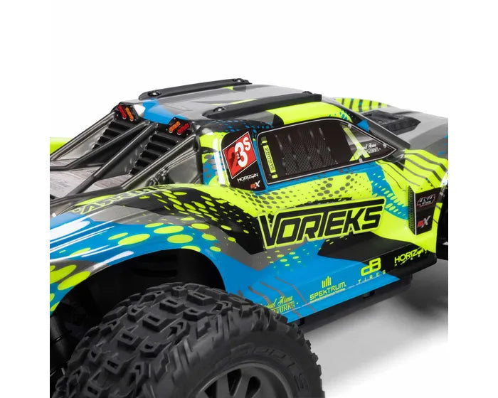 Arrma Vorteks V4 4X4 223S BLX 1/10 RC Stadium Truck, RTR, Teal, ARA4305V4T2