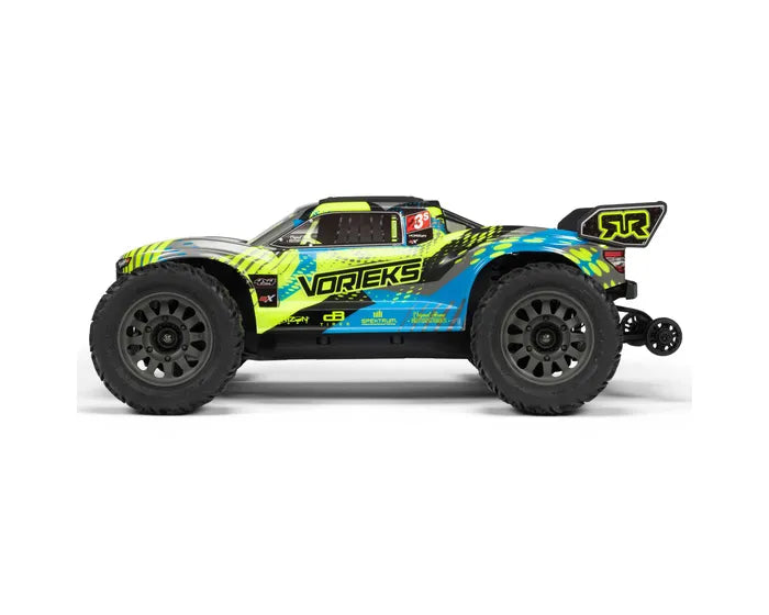 Arrma Vorteks V4 4X4 223S BLX 1/10 RC Stadium Truck, RTR, Teal, ARA4305V4T2