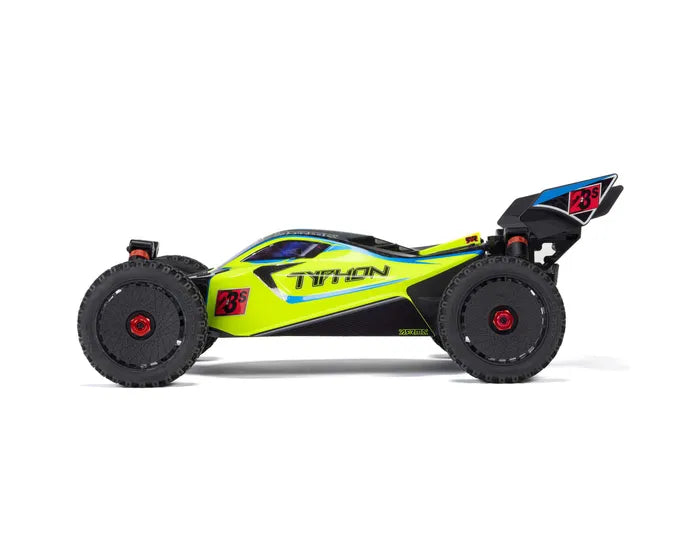 Arrma Typhon V4 4X4 223S BLX Buggy, RTR, Yellow, ARA4306V4T2