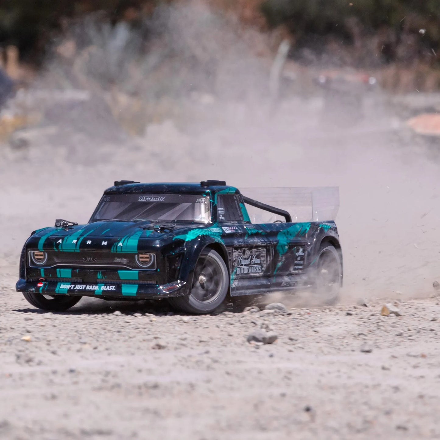 Arrma Infraction All-Road Truck 4x4 3S BLX 1/8 RTR, Black/Teal, ARA4315V3T2