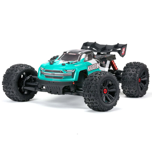 Arrma Kraton 4X4 BLX 4S Speed Monster Truck RTR 1/10, Teal/Black, ARA4408V2T1