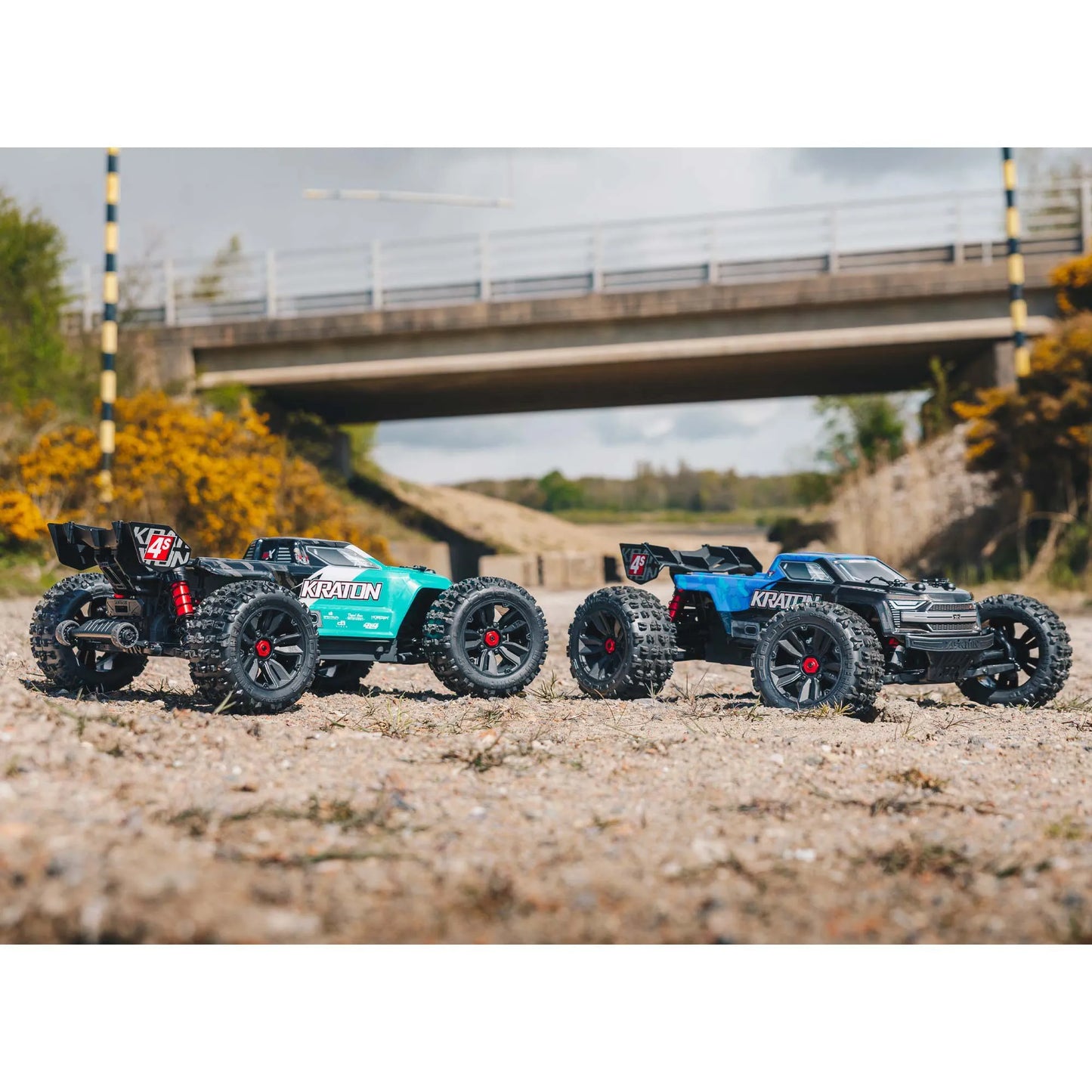 Arrma Kraton 4X4 BLX 4S Speed Monster Truck RTR 1/10, Teal/Black, ARA4408V2T1