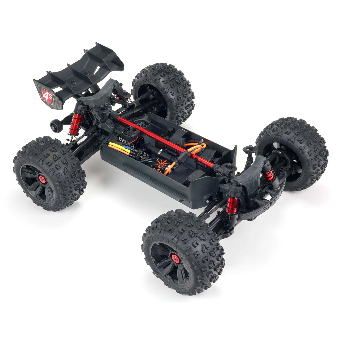 Arrma Kraton 4X4 BLX 4S Speed Monster Truck RTR, Black/Blue, ARA4408V2T2