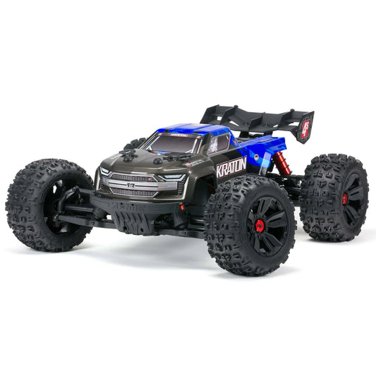 Arrma Kraton 4X4 BLX 4S Speed Monster Truck RTR, Black/Blue, ARA4408V2T2