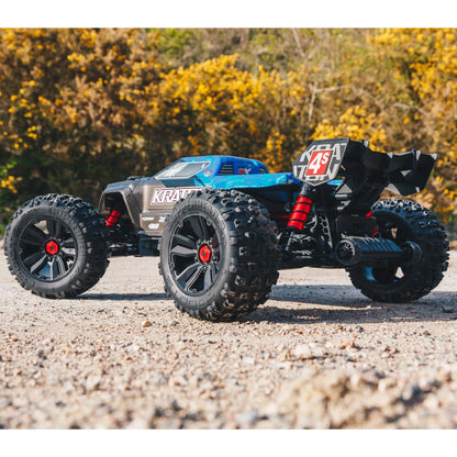 Arrma Kraton 4X4 BLX 4S Speed Monster Truck RTR, Black/Blue, ARA4408V2T2