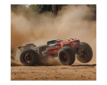 Arrma Kraton 4X4 BLX 4S Speed Monster Truck RTR, Red, ARA4408V2T3