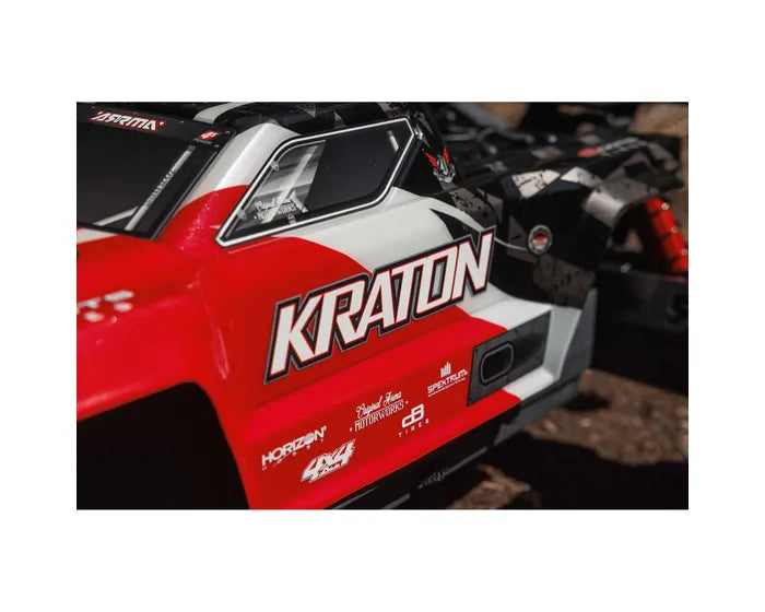 Arrma Kraton 4X4 BLX 4S Speed Monster Truck RTR, Red, ARA4408V2T3