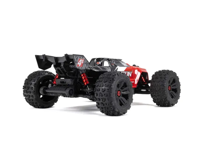 Arrma Kraton 4X4 BLX 4S Speed Monster Truck RTR, Red, ARA4408V2T3