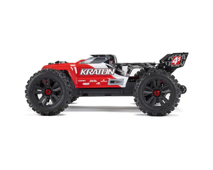 Arrma Kraton 4X4 BLX 4S Speed Monster Truck RTR, Red, ARA4408V2T3