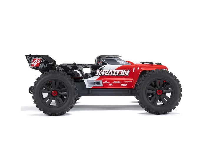 Arrma Kraton 4X4 BLX 4S Speed Monster Truck RTR, Red, ARA4408V2T3