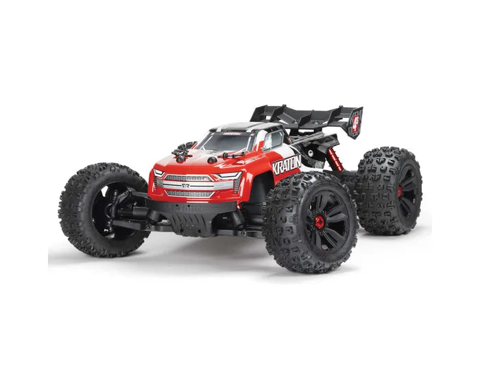 Arrma Kraton 4X4 BLX 4S Speed Monster Truck RTR, Red, ARA4408V2T3