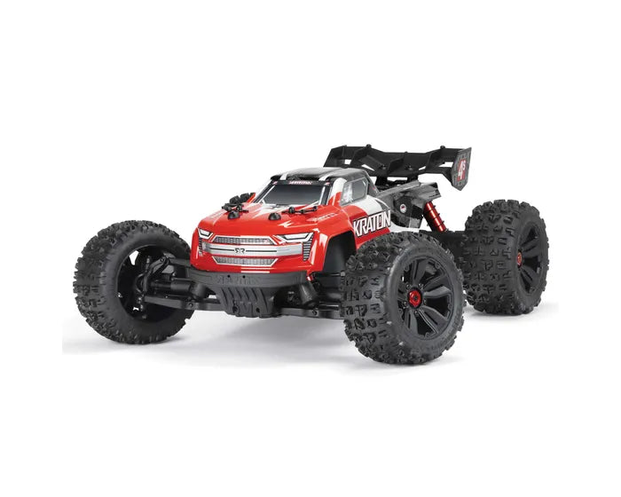 Arrma Kraton 4X4 BLX 4S Speed Monster Truck RTR, Red, ARA4408V2T3