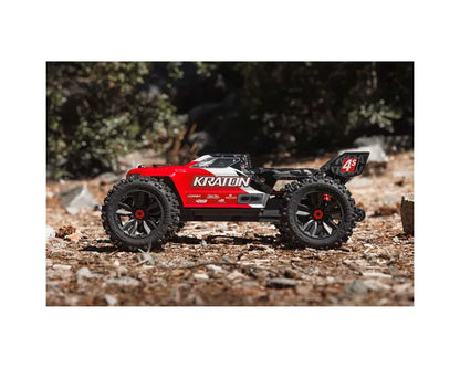 Arrma Kraton 4X4 BLX 4S Speed Monster Truck RTR, Red, ARA4408V2T3