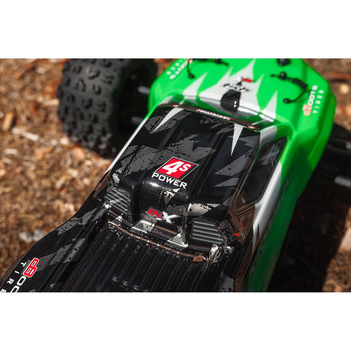 Arrma Kraton 4X4 BLX 4S Speed Monster Truck RTR, Green, ARA4408V2T4