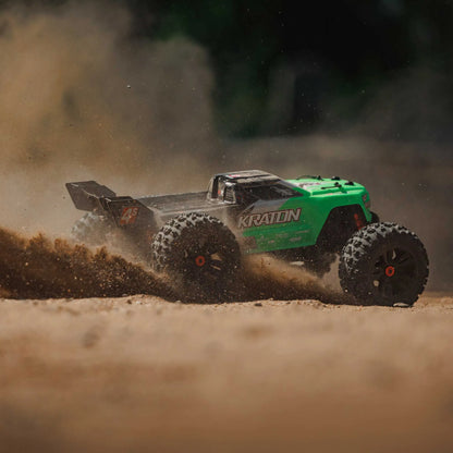 Arrma Kraton 4X4 BLX 4S Speed Monster Truck RTR, Green, ARA4408V2T4