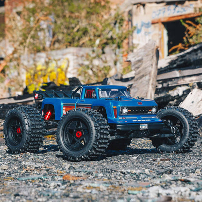 Arrma Outcast 4X4 BLX 4S Stunt Truck RTR, Blue, ARA4410V2T2