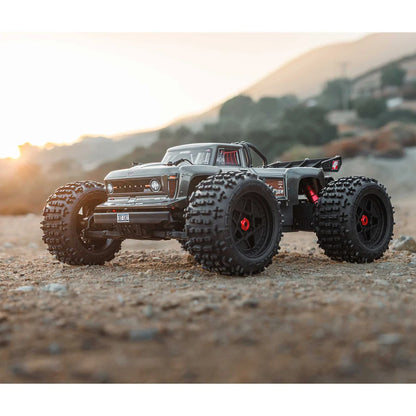 Arrma Outcast 4X4 BLX 4S Stunt Truck RTR, Gun Metal, ARA4410V2T3