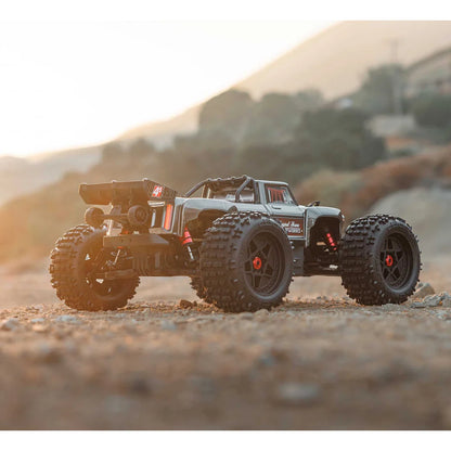Arrma Outcast 4X4 BLX 4S Stunt Truck RTR, Gun Metal, ARA4410V2T3