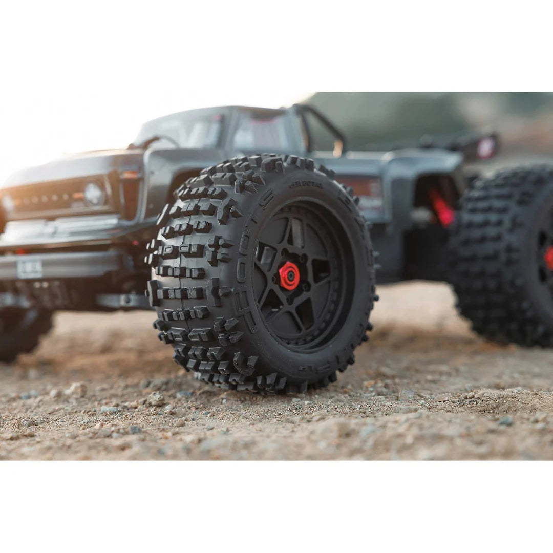 Arrma Outcast 4X4 BLX 4S Stunt Truck RTR, Gun Metal, ARA4410V2T3