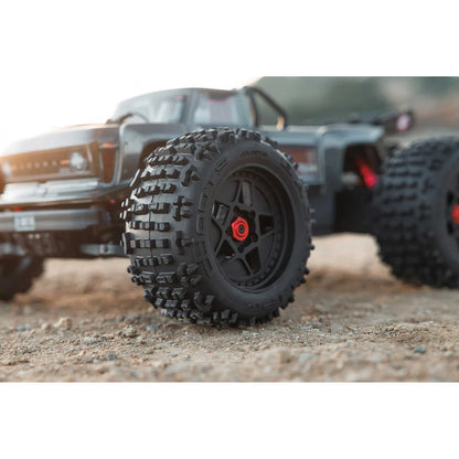 Arrma Outcast 4X4 BLX 4S Stunt Truck RTR, Gun Metal, ARA4410V2T3