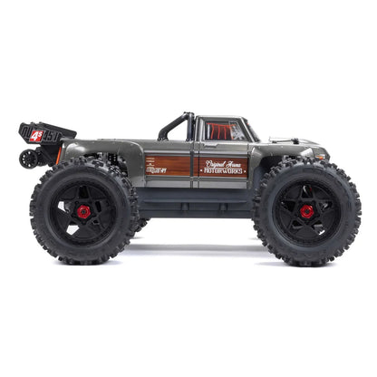 Arrma Outcast 4X4 BLX 4S Stunt Truck RTR, Gun Metal, ARA4410V2T3