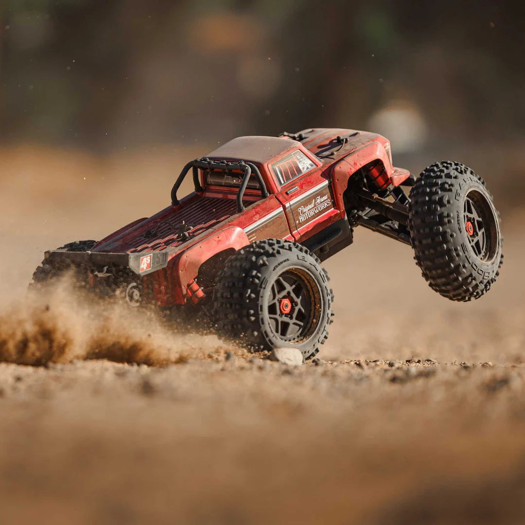 Arrma Outcast 4X4 BLX 4S Stunt Truck RTR, Red, ARA4410V2T4