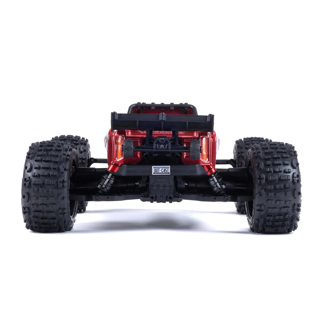 Arrma Outcast 4X4 BLX 4S Stunt Truck RTR, Red, ARA4410V2T4