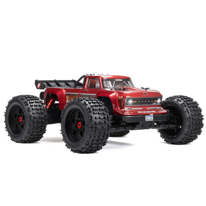 Arrma Outcast 4X4 BLX 4S Stunt Truck RTR, Red, ARA4410V2T4