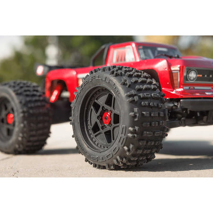 Arrma Outcast 4X4 BLX 4S Stunt Truck RTR, Red, ARA4410V2T4