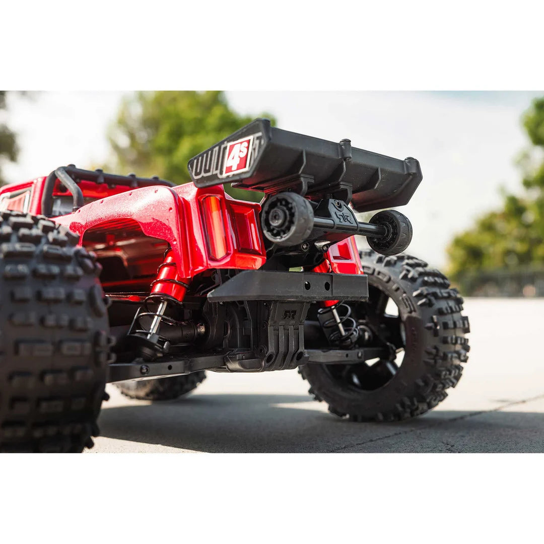 Arrma Outcast 4X4 BLX 4S Stunt Truck RTR, Red, ARA4410V2T4