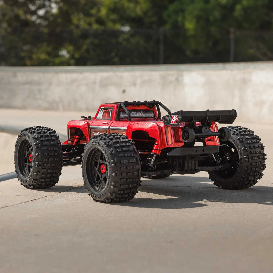 Arrma Outcast 4X4 BLX 4S Stunt Truck RTR, Red, ARA4410V2T4
